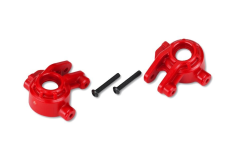 Traxxas Tuning Extreme Heavy Duty Lenkhebel in rot mit Kleinteilen (für TRX9080 Kit) für Ford Fiesta, Raptor, Rustler, Slash und Stampede 1/10