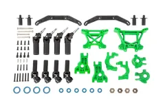 Traxxas Tuning Extreme Heavy Duty Aufhängungs-Set Komplett in grün für Ford Fiesta, Raptor, Rustler, Slash und Stampede 1/10