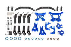 Traxxas Tuning Extreme Heavy Duty Aufhängungs-Set Komplett in blau für Ford Fiesta, Raptor, Rustler, Slash und Stampede 1/10