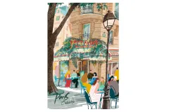 Lasercut Puzzle Freizeit in Paris - 1000 Teile