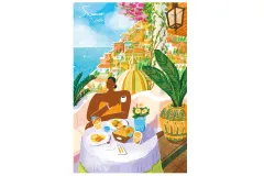 Lasercut Puzzle Amalfi-Urlaub - 1000 Teile