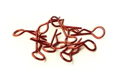 H-Speed Karosseriesplinte in metallic rot 10Stück 1/10