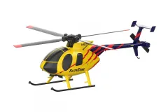 FliteZone RC Heli Hughes MD500E in gelb RTF