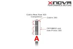 Xnova Ersatzteil Shaft/Welle für Brushless Motor 3215 Type A 5mm Welle mit 22mm Länge