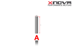 Xnova Ersatzteil Shaft/Welle für Brushless Motor 3225 Type A 5mm Welle mit 32mm Länge