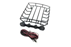 Absima Metal Dachträger inklusive LED Set 130mm für 1/10