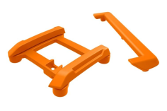 Traxxas Ersatzteile Skidplatte und Heckklappen Schutz in orange für Mini-Maxx 1/16