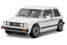 COBI Klemmbausteine Autos VW Golf GTI Weiß 1976 - 64 Teile