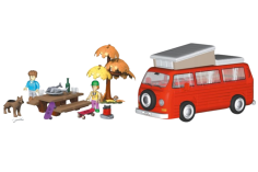 COBI Klemmbausteine Autos VW T2A Bus Campingwagen - 287 Teile