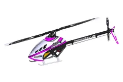 OMPHobby M5 Heli Kit Baukasten in Pink mit Rotorblättern