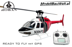 Roban RotorScale Bell 206 Air Ops 450 Hubschrauber - RTF