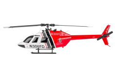 Amewi RC Heli Scale Hubschrauber Bell 206 Pro Brushless CP-Helikopter 6G RTF