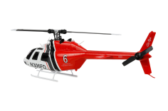 Amewi RC Heli Scale Hubschrauber Bell 206 Pro Brushless CP-Helikopter 6G RTF