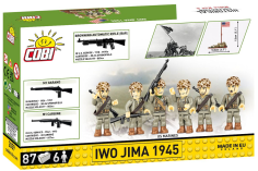 COBI Klemmbausteine Figuren Set Raising the Flag on IWO JIMA - 87 Teile