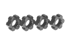 Traxxas Tuning Radmitnehmer aus Aluminium in grau 4Stück für X-Maxx 1/7