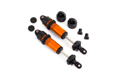 Traxxas Ersatzteile GT-Maxx Dämpfer aus Aluminium in orange vorne 2Stück für MAXX 4x4 1/10