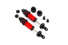 Traxxas Ersatzteile GT-Maxx Dämpfer aus Aluminium in rot vorne 2Stück für MAXX 4x4 1/10