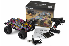Amewi Hyper GO Monstertruck Brushless 45kmh 4WD 1:16 RTR in blau rot