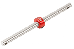 Microheli Tuning Gehärtete Hauptrotorwelle mit Stellring in Rot für Blade InFusion 180