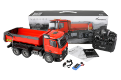 Amewi Mercedes-Benz Arocs Lizenz-Lkw Kipper 1:14 RTR in rot