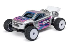 Losi 1/28 Micro-T 2WD Stadium Truck RTR in Silber
