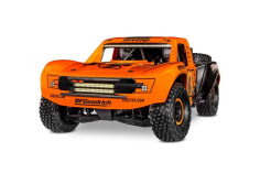 Traxxas Unlimited Desert Racer 4x4 VXL Fox1 1/7 Race-Truck RTR Brushless, mit LED-Licht, ohne Akku oder Lader