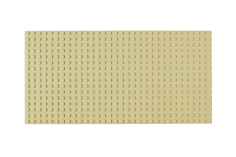 STS Grundplatte Sand Unterbaubar 16x32 Noppen, 12,8cm x 25,6cm