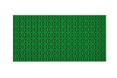STS Grundplatte Grün Unterbaubar 16x32 Noppen, 12,8cm x 25,6cm