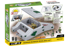COBI Klemmbausteine Gebäude Deutscher Bunker Regelbau667 - 642 Teile