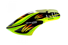 Microheli Airbrush Fiberglass Green Scratch Haube für Blade Revolution 235CP