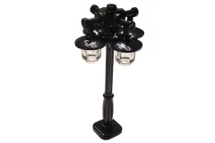 Klemmbausteine Laterne schwarz 4 Arme