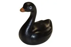 Klemmbausteine Tier Schwan in schwarz