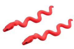 Klemmbausteine Tier Schlange in rot 2Stück