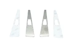 Traxxas Zubehör GPM Radkasten Schutzblech Vorne aus Edelstahl für TRX-4 Defender 1/10