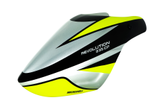 Microheli Airbrush Fiberglass Silver Knight Haube für Blade Revolution 235CP