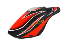 Microheli Airbrush Carbonfaser Red Rocket Haube für Blade Revolution 235CP