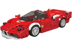 MouldKing Klemmbausteine Sportwagen FXX - 433 Teile mit stapelbarer Displaybox/Sammelbox 19,5x9,5x8,5cm