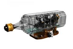 Mouldking Klemmbausteine Buddelschiff Black Pearl in der Flasche - 2206 Teile