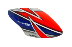 Microheli Airbrush Fiberglass Freestyle Haube für Blade InFusion 120