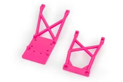 Traxxas Ersatzteile Skid-Platten in pink für Bigfoot und Stampede 1/10
