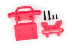 Traxxas Ersatzteile Bumper mit Halter in pink vorne für Bigfoot 1/10
