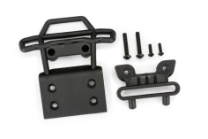 Traxxas Ersatzteile Bumper mit Halter in schwarz vorne für Bigfoot 1/10