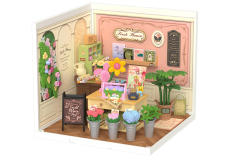 Lasercut Bausatz Frischer Blumenladen - 142 Teile