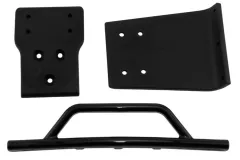 RPM Tuning Bumper vorne und Skid-Platte in schwarz für Traxxas Slash 4x4 1/10