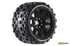 Louise Reifen MT-Uphill MFT soft auf Felge in schwarz 17mm 2Stück für Traxxas MAXX und Sledge 1/10