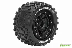 Louise Reifen MT-Uphill MFT soft auf BL-Felge in schwarz 17mm 2Stück für Traxxas MAXX 1/10