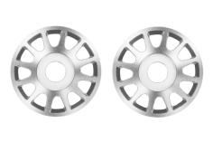 Traxxas Tuning Pro Scale Method Race Stern-Felgen aus Aluminium in Silber 2Stück für Maxx-Slash 1/8 und UDR 1/7
