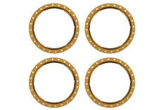 Traxxas Tuning Pro Scale Beadlock Ringe aus Aluminium in Bronze 4Stück für Maxx-Slash 1/8 und UDR 1/7