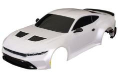 Traxxas Tuning Ford Mustang Karosserie in Weiß mit Anbauteilen für 4-TEC 1/10