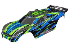 Traxxas Tuning Karosserie Clipless in Grün für Rustler 4x4 VXL 1/10